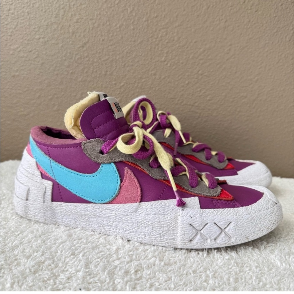 Nike X Sacai X Kaws Blazer Low Purple Dusk 6.5